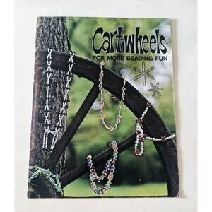 Vintage 1972 Bead Craft Jewelry Design Book Necklaces Cartwheels Mangelsen’s